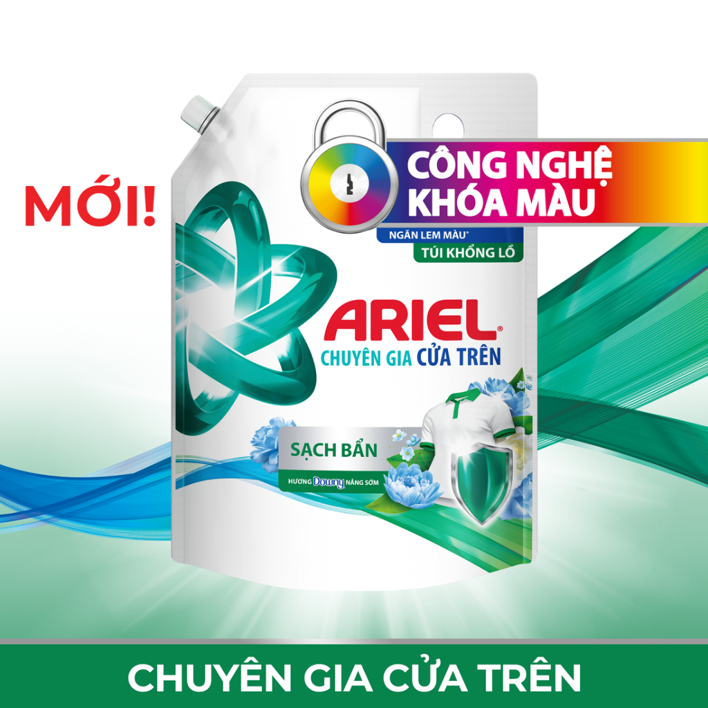 Mô tả Combo 2 Nước Giặt ARIEL Chuyên Gia Cửa Trên Ngăn Lem Màu Hương Downy Nắng Sớm/ Nước Hoa/ Oải Hương Túi 4.1KG - 2