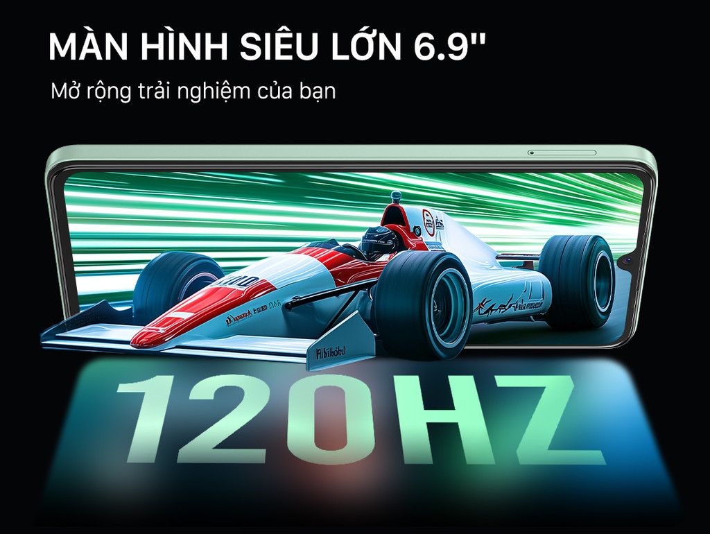Mô tả [MỚI] Điện thoại Nubia V70 Max 8(4+4)GB/128GB I Pin 6000mAh I 6.9"120Hz I Chống rơi vỡ* - 2