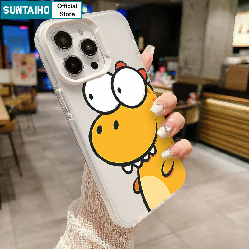 Mô tả Suntaiho Ngộ nghĩnh Hoạt Hình Độc Đáo Họa Tiết Rồng Trong Suốt Mờ Dành Cho Iphone 11 12 13 14 15 16 Pro Max IP 7 8 Plus Iphon X Xs XR Xs Max TPU Silicon Mềm Cao Cấp Chống Sốc Ốp điện thoại - 5