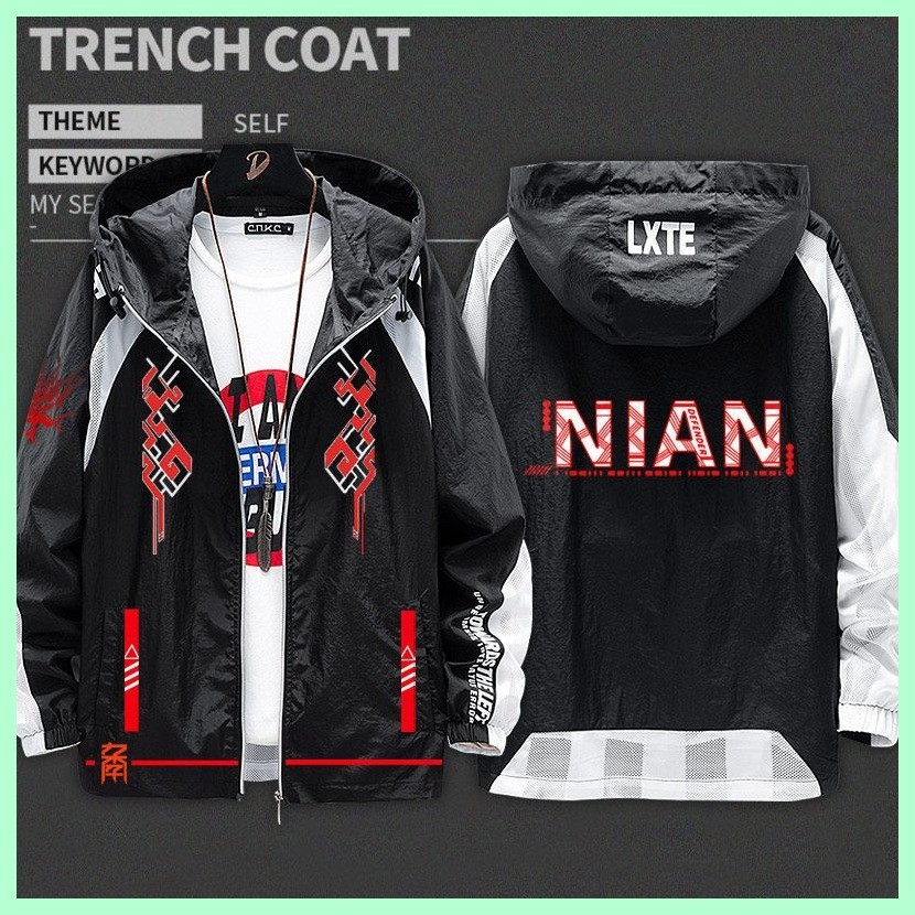 Phong Cách Mới Chống Nắng Quần Áo Arknights Arknights Nian Ark Game Anime Hàng Hóa Đại Lý Năm Ngày Mai Hàng Hóa Mùa Hè Áo Khoác Mỏng Hai Chiều Chống Nắng Quần Áo Nam Nữ