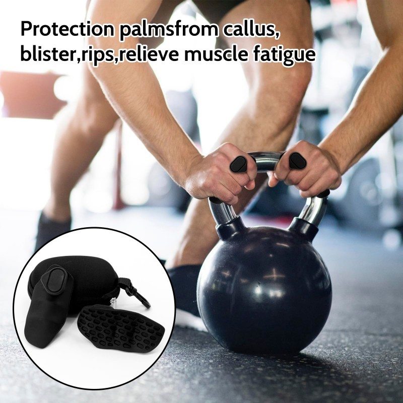 2 Chiếc MỚI Unisex Nguyên Bản Trọng Lượng Nâng Tay Cầm Tập Gym Grips Miếng Lót Để Bảo Vệ Lòng Bàn Tay Găng Tay Tập Gym Di Động Tập Thể Hình Dụng Cụ