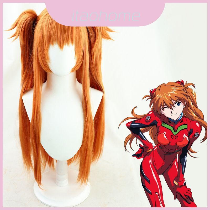 Asuka Anime Lấy Cảm Hứng Từ Tóc Giả Làm Bằng Lụa Từ Nhiệt Độ Cao 5cm Tóc Kèm Thẻ