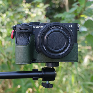 Thích hợp cho túi đựng máy ảnh Sony A7C2 A7M4 Vỏ bảo vệ A6400 A7R5 A6300A7M3 A6700 Bao da