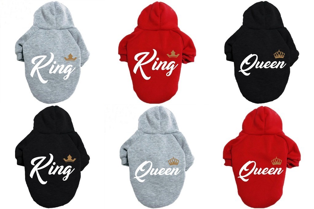 Áo Hoodie thú cưng hợp thời trang cho chó nhỏ và vừa in hình thời trang