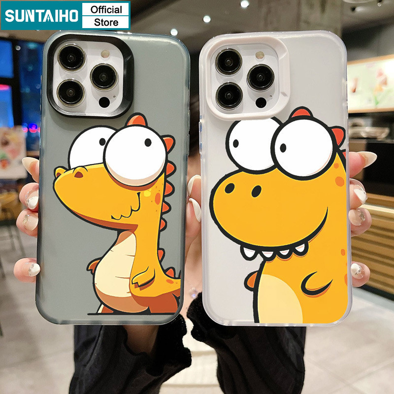Mô tả Suntaiho Ngộ nghĩnh Hoạt Hình Độc Đáo Họa Tiết Rồng Trong Suốt Mờ Dành Cho Iphone 11 12 13 14 15 16 Pro Max IP 7 8 Plus Iphon X Xs XR Xs Max TPU Silicon Mềm Cao Cấp Chống Sốc Ốp điện thoại - 8