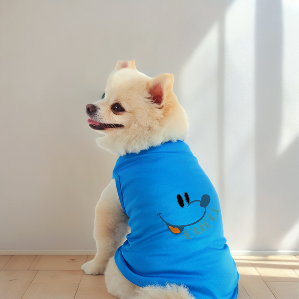 Áo Vest chó nhỏ và vừa in họa tiết hoạt hình Quần áo thú cưng
