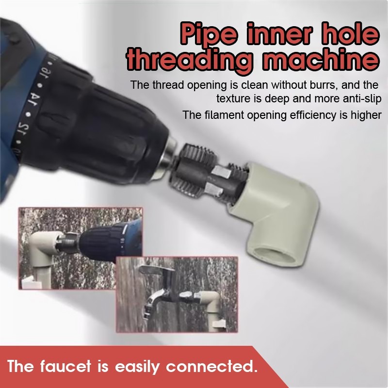 2 Chiếc Dụng Cụ Mở Ống Nước 4 / 6 Điểm PVC Ống Ren Dụng Cụ Mở Thép Carbon Bên Trong Lỗ Ngoài Dụng Cụ Mở Điện Máy Khoan Lục Giác Dụng Cụ Khai Thác