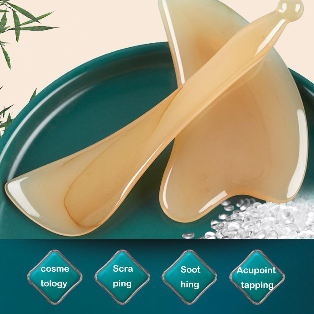 [Sẵn sàng] Dụng cụ cạo Guasha Nhựa Guasha Board Tinh thể tự nhiên Nâng cơ mặt cổ & cơ thể Máy mát xa da mặt Chăm sóc da mặt Gua Sha Dụng cụ làm đẹp