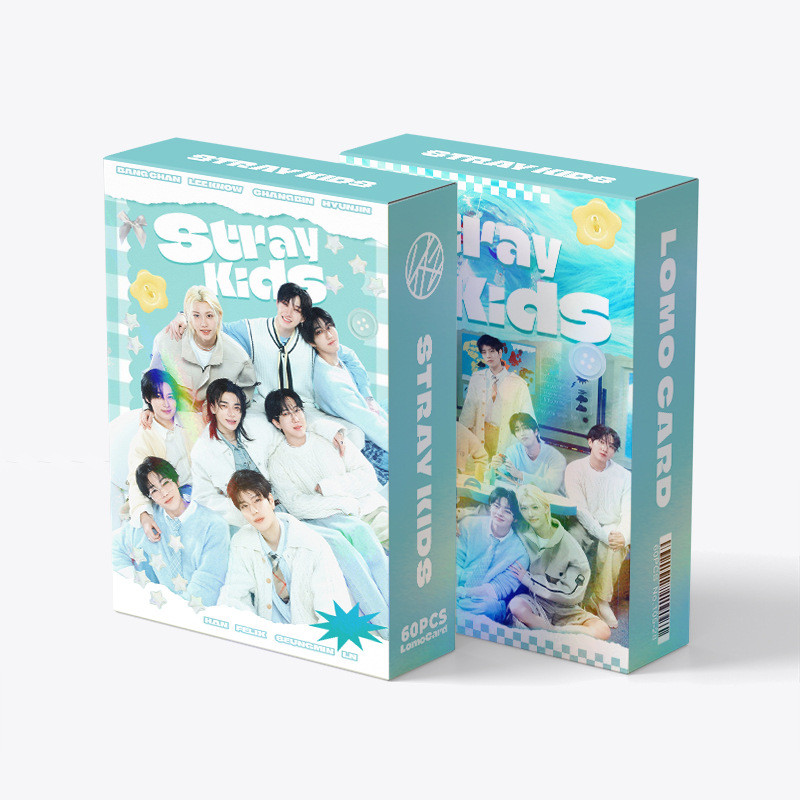 LINXX 60 Chiếc Stray Kids Group Lomo Selfie Cards Độ Nét Cao 3 Inch Laser Holographic Photocards Bộ Sưu Tập Quạt Kpop Merch Bộ Quà Tặng