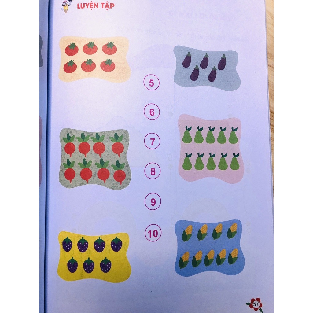 Mô tả Sách - Toán Tư Duy - Dành cho trẻ em từ 4 - 6 tuổi - Toán Cho Bé - 5