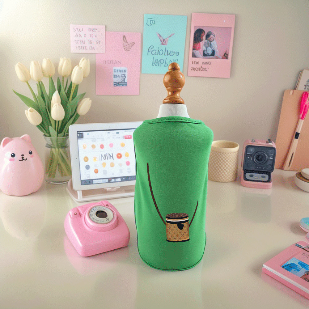 Áo Vest Thú Cưng Có Họa Tiết Túi, Máy Có Thể Giặt Được, Vải Mềm, Quần Áo Thú Cưng Không Tay Thoải Mái Và Thoáng Khí Cho Mùa Xuân Hè, Thích Hợp Cho Chó Nhỏ Và Vừa Mèo