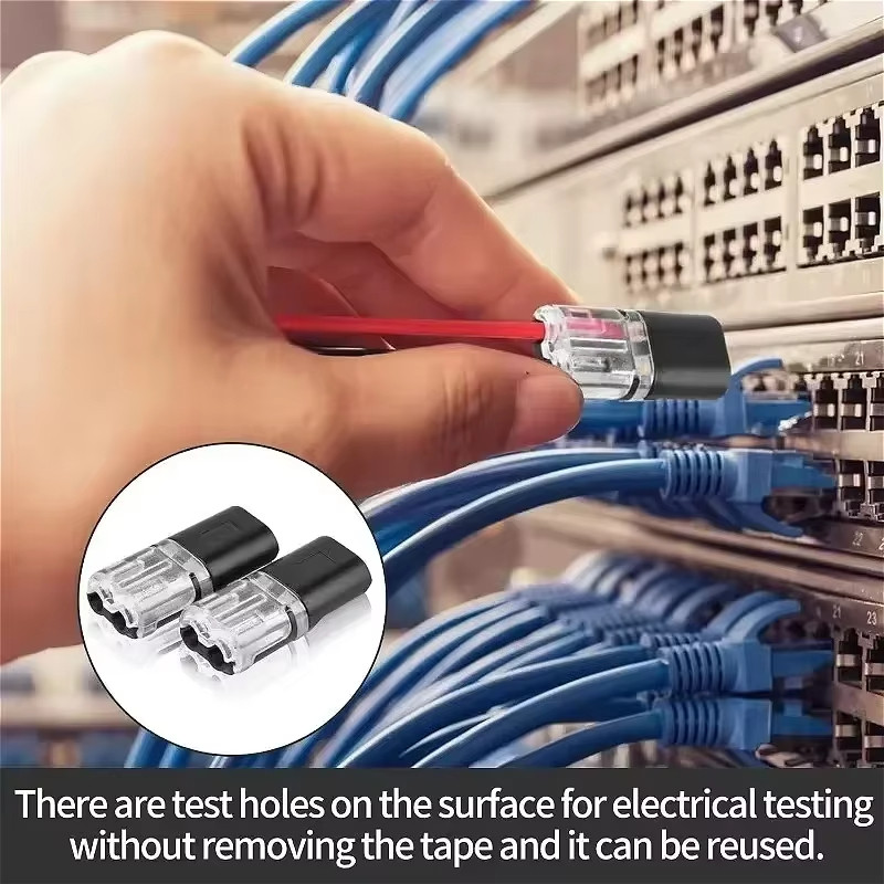Đầu nối dây nhanh 2 pin 2 chiều, đầu cuối không dây, kẹp nối nhanh gia đình, phụ kiện