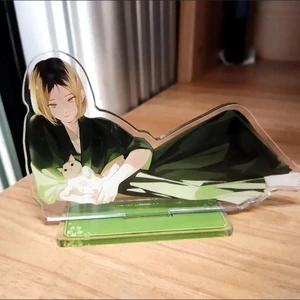 Chân đế mới Haikyuu Shoyo Hinata Kenma Kozume Kei Tsukishima Oikawa Tooru Little Red Book Cùng phong cách Bóng chuyền Junior Thời gian giải trí Móng vuốt cô đơn mài Acrylic Chân đế hình người đứng tinh tế