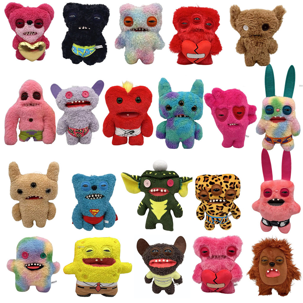 Móc khóa Fuggler Monster Plush ngắn sang trọng cho trẻ em và đồ chơi Người hâm mộ sang trọng