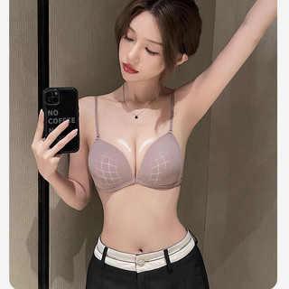 Áo ngực nữ có khóa phía trước đồ lót cốc mỏng mềm mại áo ngực liền mạch không dây nữ