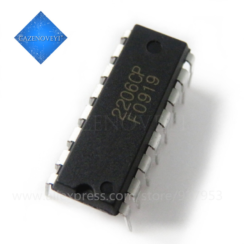 5 pièces 100% nouveau jeu de puces XR2206CP XR2206 DIP 2206CP