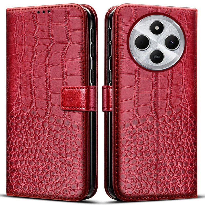 Dành Cho Xiaomi Redmi 14C 4G Ốp Lưng Ví Đựng Thẻ Đứng Từ Lật Da Bao Da Dành Cho Xiaomi Redmi 14C Ốp Lưng Điện Thoại