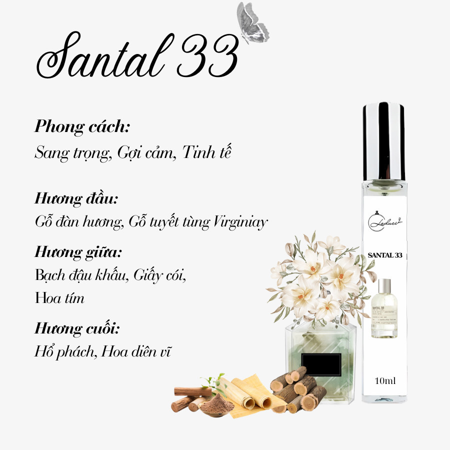Mô tả Nước hoa nam nữ Another 13 / Rose 31 / Santa 33 chai chiết 10ml phong cách Sang trọng - Perfume - 3
