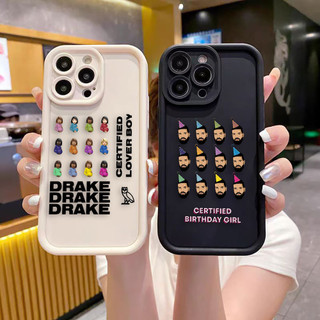 Drake Được Chứng Nhận Lover Boy Cover Ốp Lưng Điện Thoại IPHONE APPLE 16 16E 11 12 13 14 15 8 7 SE X XS XR Plus Pro Max Màu Sắc Vỏ Silicon Mềm Điện Thoại Di Động
