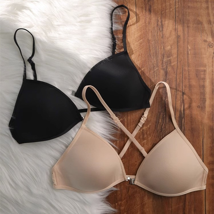 Áo Bralette Hở Lưng Cho Nữ, Thiết Kế Đóng Trước Liền Mạch, Chất liệu Mềm Mại và Thoáng Mát