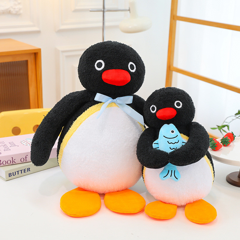 Đầu Bếp Quyến Rũ Pingu Chim Cánh Cụt Thú Nhồi Bông Mềm Sang Trọng Đồ Chơi Quà Tặng Hoàn Hảo Trẻ Em Cho