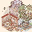 Enwei 3 Chiếc [Dòng Phong Cách Retro Trung Hoa] Nhãn Dán Deco Dễ Thương Nhãn Dán PET Chống Thấm Nước Chất Liệu Giấy Sổ Lưu Niệm Bộ