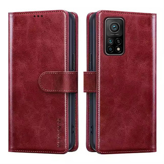 Ví đựng điện thoại cho Xiaomi Mi 10T Pro 5G Note 10 Pro 8 Lite 5G có ngăn đựng thẻ Vỏ chống sốc bằng da lật từ tính