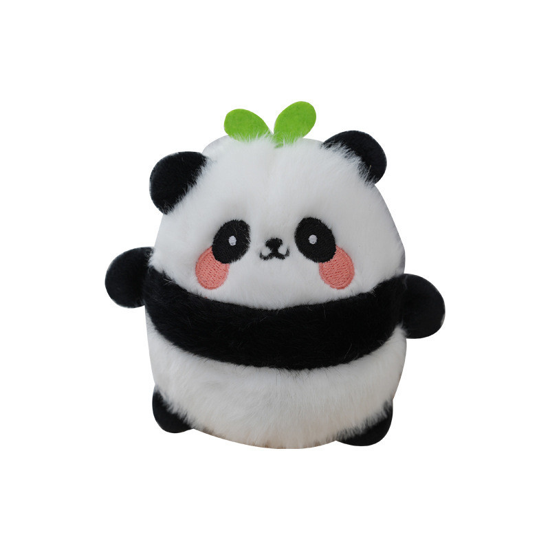 Móc khóa dễ thương gấu trúc Đồ chơi gấu Mini đáng yêu sang trọng có làm đầy mềm mại và ấm cúng