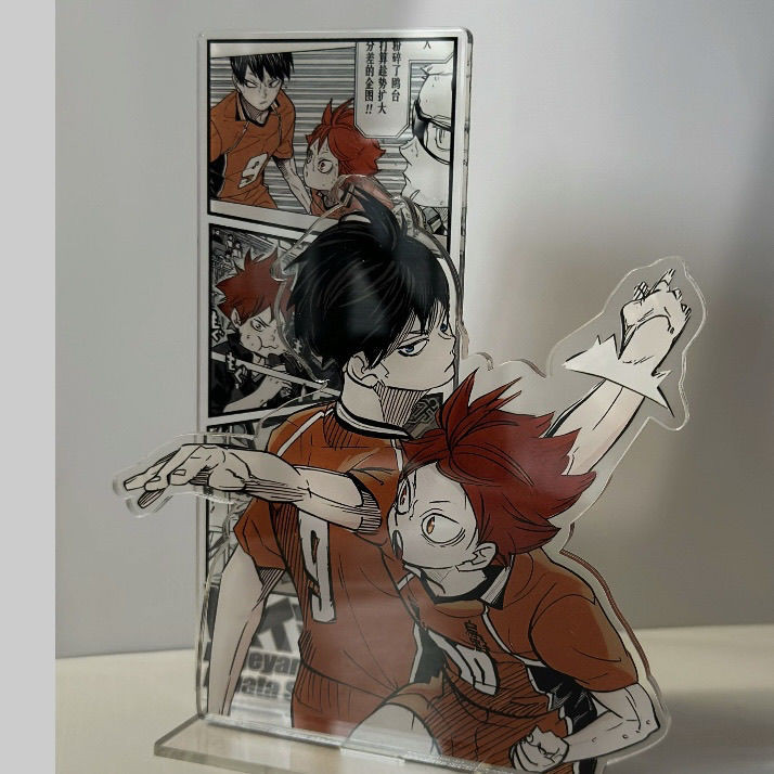 Phong Cách Mới Đứng Haikyuu Shoyo Hinata Kenma Kozume Kei Tsukishima Oikawa Tooru Bóng chuyền Junior Big Stand Xiangyang Kageyama Feixiong Acrylic Để Bàn Đồ Trang Trí Ngoại Vi Cho Bạn Bè