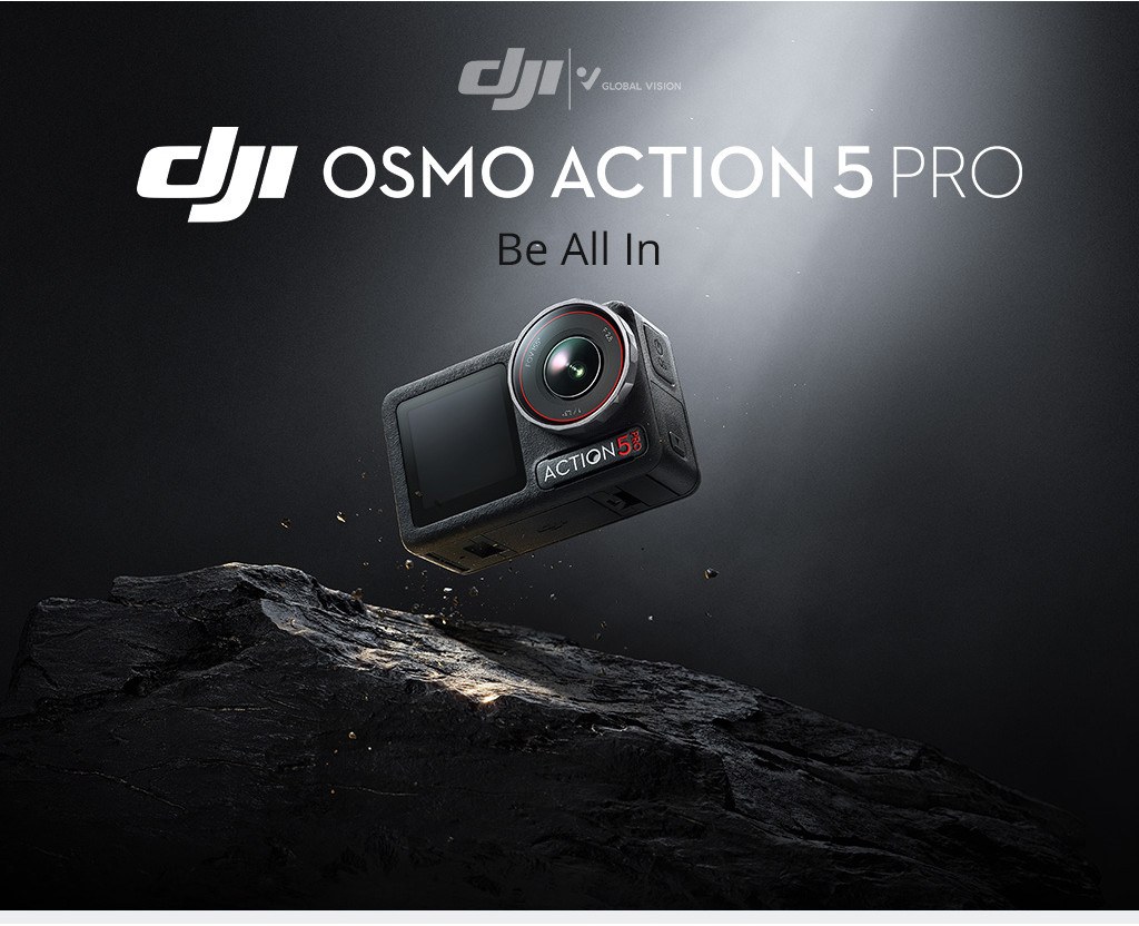 Mô tả Camera hành động DJI Osmo Action 5 Pro máy quay hành trình 4K 120fps, chế độ màu HLG, quay đêm rõ nét  (DJI OA 5 Pro) - 1