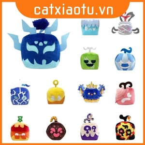 Blox Fruits Demon Fruit Đồ chơi sang trọng cao 15cm Mờ và có thể bóp được