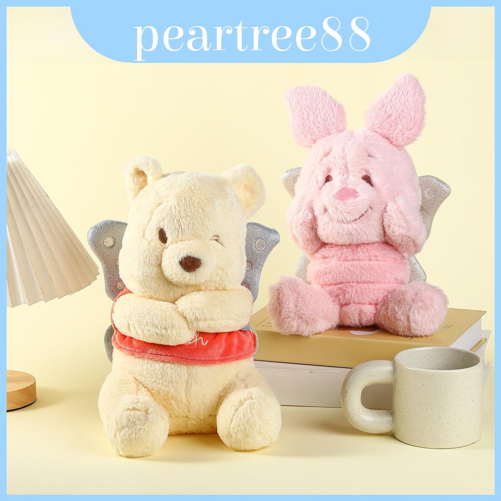 Gấu Heo Con Pooh Eeyore Với Cánh Bạc Sang Trọng Gối Búp Bê Cho Phòng Quà Tặng Trẻ Em