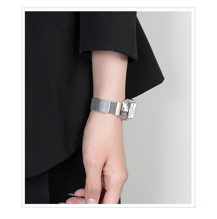 Dây đeo bằng thép không gỉ cho Xiaomi Mi Band 11 10 9 8 7 6 5 4 3 Đồng hồ thông minh Milanese Wirst Loop Vòng tay từ tính Miband 8 7 9 10 11 Phụ kiện dây đeo cổ tay – ảnh mô tả chi tiết 11