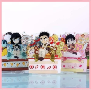 Đứng Mới Demon Slayer Tomioka Nezuko Zenitsu shinobu Demon Slayer Hàng Hóa Tomioka Giyuu Inosuke Tomioka Vợ Tôi Zenitsu Bướm Ninja Trang Trí Chân Đế Sinh Nhật