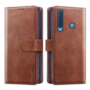 Ốp điện thoại ví cho amsung Galaxy A9 2018 A920F A920 SM-A920F Case 6.3 "có ngăn đựng thẻ Vỏ chống sốc bằng da lật từ tính