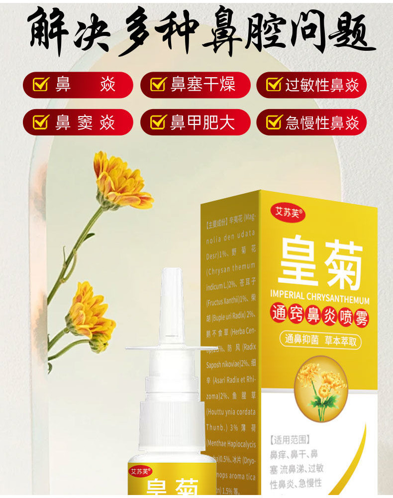 New Product#Rhinitis Allergic Acute and Chronic Nasal Polyps Sinusitis ...