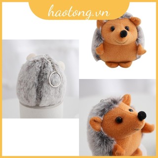 Dễ Thương Nhím Sang Trọng Móc Khóa Động Vật Mini Hình Cotton Mềm Làm Đầy Pp