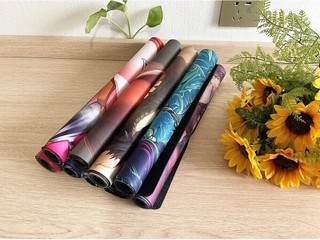 Thảm chơi Malqiqi cho MTG, có túi lưu trữ miễn phí, Thảm chơi game 24 x 14 inch, TCG và Thảm chơi bảng cho thẻ, Thảm để bàn di chuột (Magic Vortex-Regular)