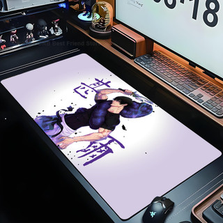 Anime J-Jujutsu Kaisen Fushiguro Toji Mousepad Chuột Thảm Để Bàn Có Miếng Lót Phụ Kiện Chơi Game Prime Gaming XXL Bàn Phím Pad