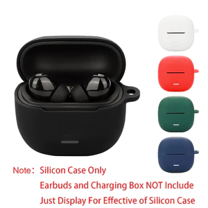 Dành Cho Redmi Buds 6 Active / 6 Lite / 6 Play / 6S / 5 / 5 Pro Tai Nghe Silicon Vỏ Bảo Vệ TPU Mềm Phụ Kiện Tai nghe không dây Có Móc