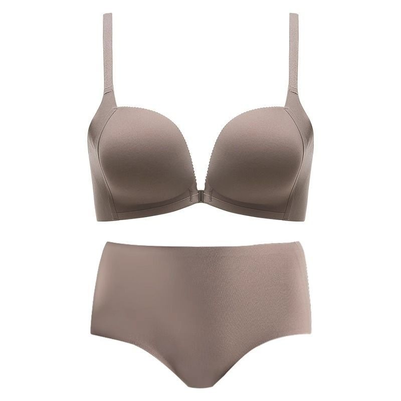 Gợi Cảm Khóa Trước Không Vòng Thép Quần Lót Nữ Vú Nhỏ Push-Up Áo Ngực Thể Hiện Lớn Nhận Ngực Liền Mạch Áo Ngực Có Thể Điều Chỉnh