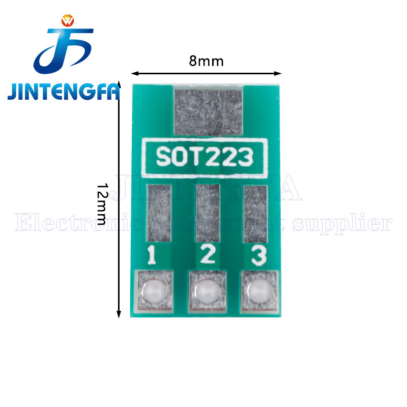 20 Chiếc SOT89 SOT-89 SOT-223 SOT223 Sang DIP PCB Chuyển Ban DIP Pin ...