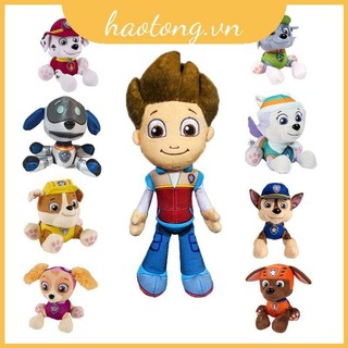 Bộ Thú Nhồi Bông Siêu Đáng Yêu – Đầy Đủ Ryder, Marshall, Chase, Skye, Rubble, Zuma, Rocky