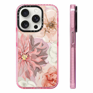 Retro Hoa Mẫu Đơn Tranh Sơn Dầu Không Dây Sạc Từ Tính Tương Thích Cho IPhone11 12 13 14 15 16ProMax Cover 16PLUS Silicon Mềm Trong Suốt Cản Vỏ Chống Sốc