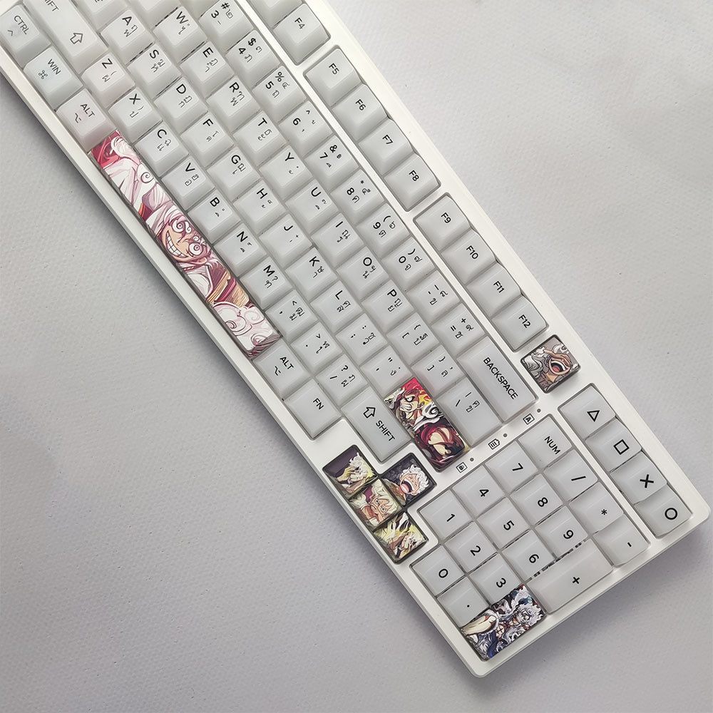 8 / 12 Chiếc Luffy Zoro Keycaps Anh Đào Hồ Sơ PBT Nhuộm Thăng Hoa Một ...
