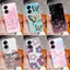 Dành Cho Oppo A60 4G Ốp Điện Thoại Hoa Bướm Xinh Đẹp Siêu Mỏng Trong Suốt Vỏ Silicon Mềm Cho OppoA60 Oppo A 60 4G Vỏ Chống Sốc Capa
