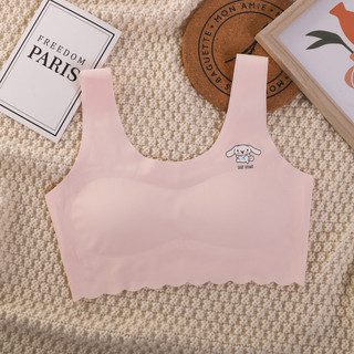 5 Màu Sắc Bé Gái Mềm Mại Đệm Đồ Lót Nữ Ngủ Áo Ngực Không Dây Nữ Bralette Quần Lót