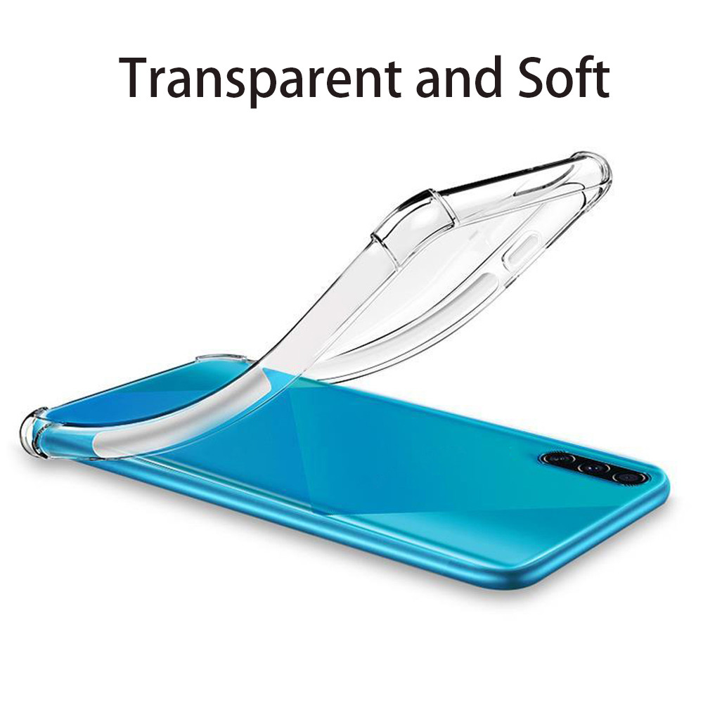 Ốp lưng cho iphone 7 8 plus Vỏ mềm silicon chống rơi trong suốt Vỏ điện thoại TPU