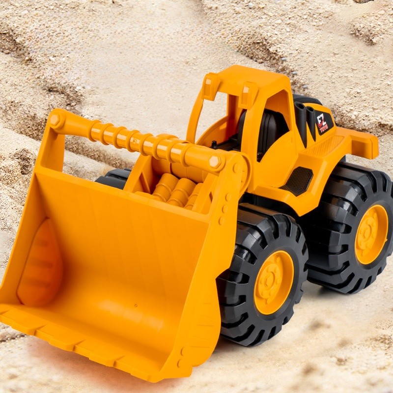 Đồ chơi trẻ em Kỹ thuật quán tính Bộ xe xây dựng Bộ máy xúc nhựa và vận chuyển bền