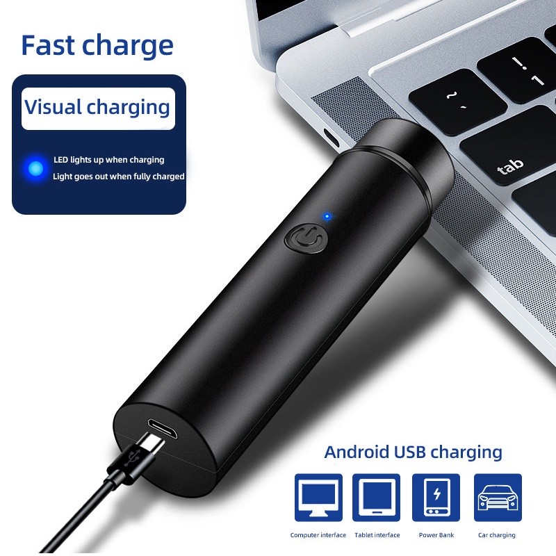 Máy Cạo Râu Điện Mini Dành Cho Nam Nữ Sạc USB Lâu Dài Pin Tuổi Thọ Nhiều Màu Di Động Xe Sạc Dao Cạo Du Lịch Xe Mini Máy Cạo Râu